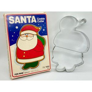 Vintage Santa Cookie Cutter, Fox Run Craftsman 3610, 1992, Made in USA, Metal Co
